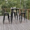 Flash Furniture 30 RD Bar Top Table Black Poly Top/Black Frame JJ-T14623H-76-BKBK-GG - alternate 10